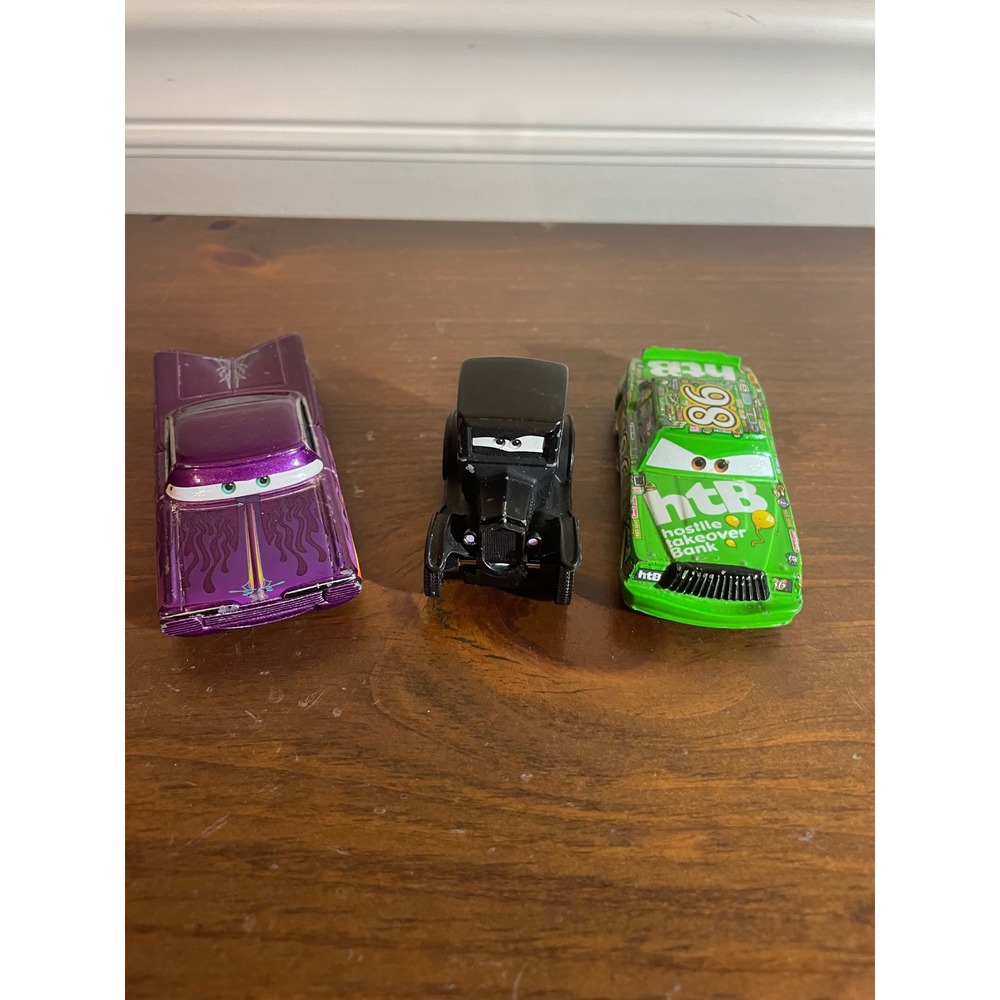 Disney Pixar Cars Diecast Lot Ramone Chick Hicks Lizzie 1:55 Scale Toy Vehicles